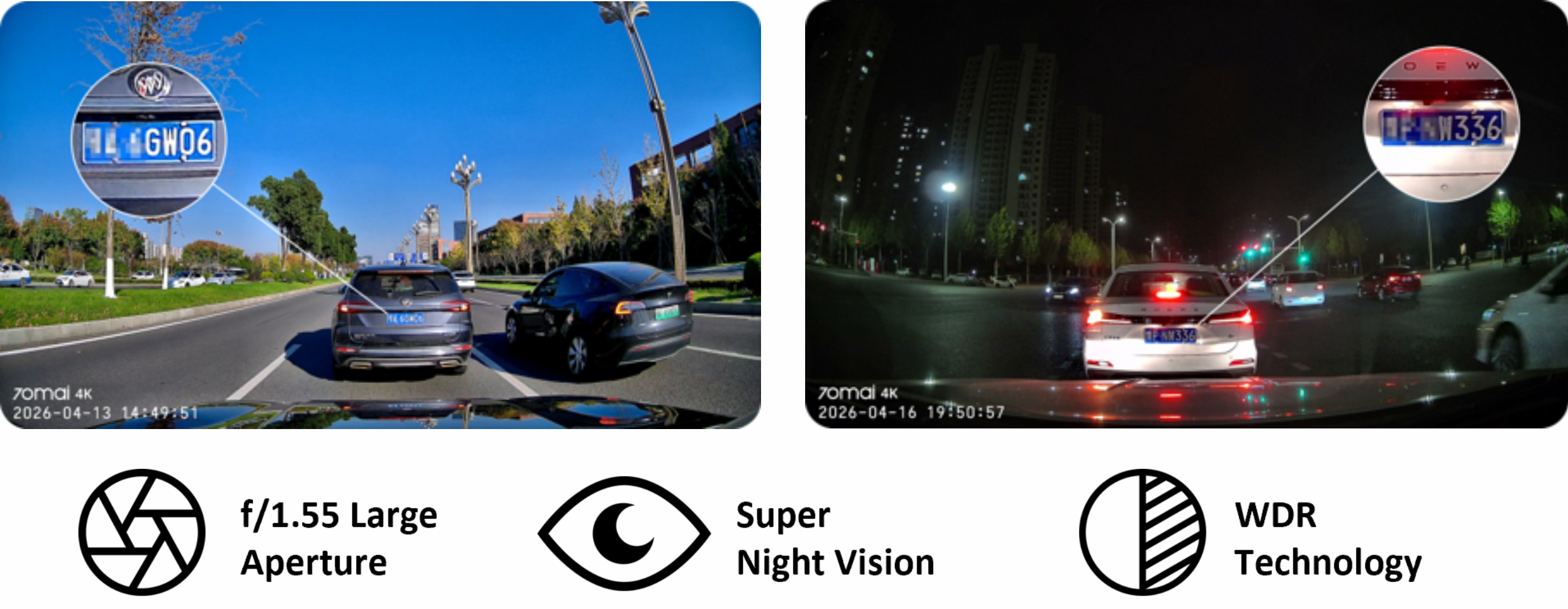 70mai palubní kamera m310 plus 4k ultra hd kvalita evtech_cz